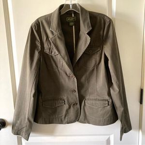 Eddie Bauer cotton blazer